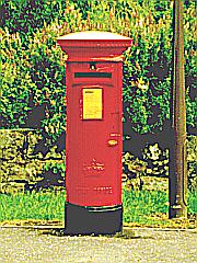 Pillar box with a Scottish crown and no cipher.